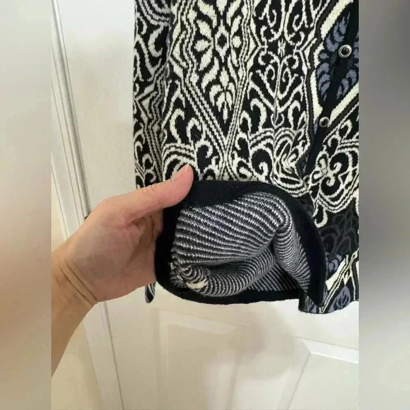 Intiwara | 100% Pima Cotton Button Front Cardigan Size L - Picture 7 of 11